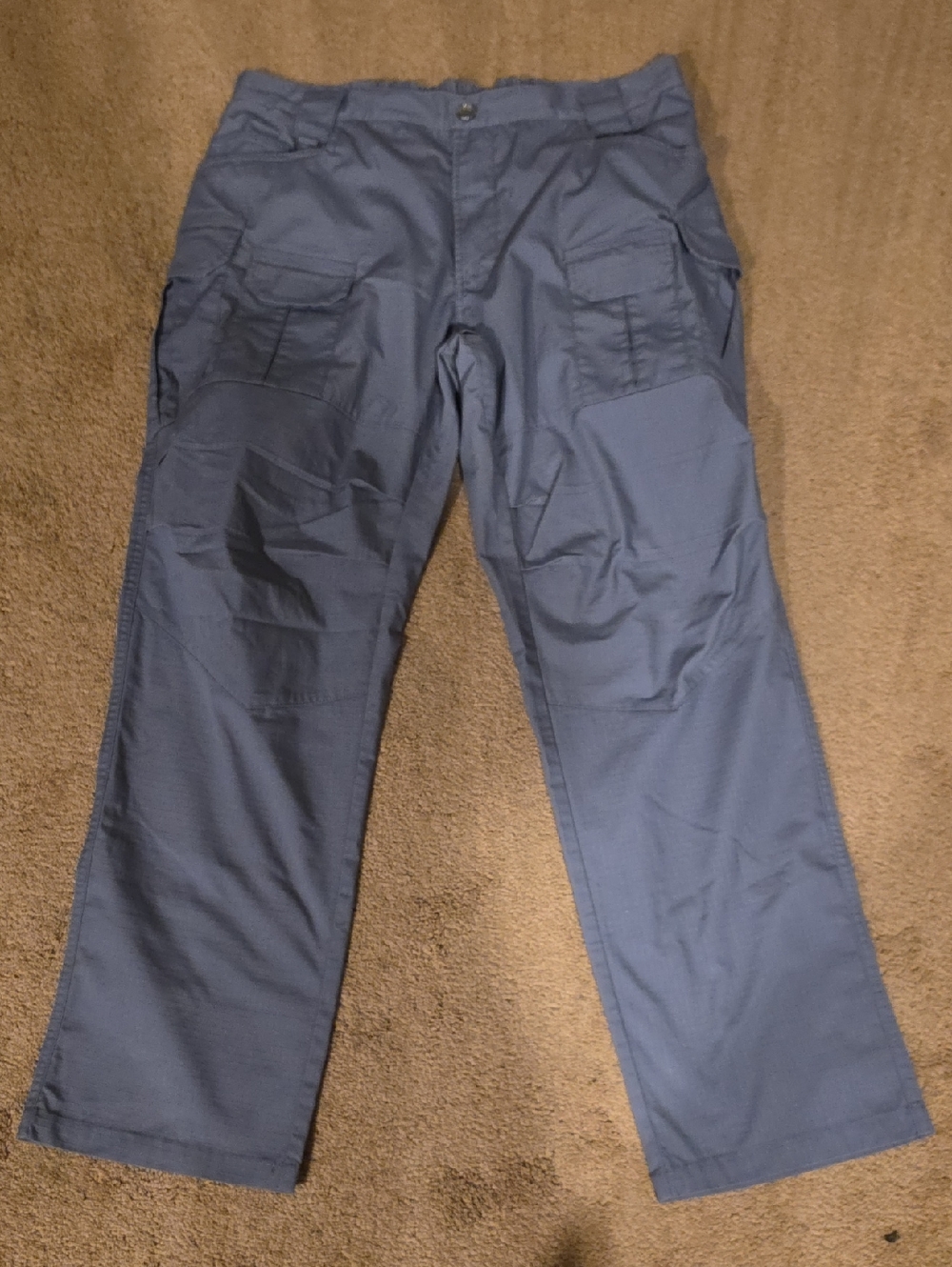 Men's Cargo Work Pants in Slate Gray 36x32